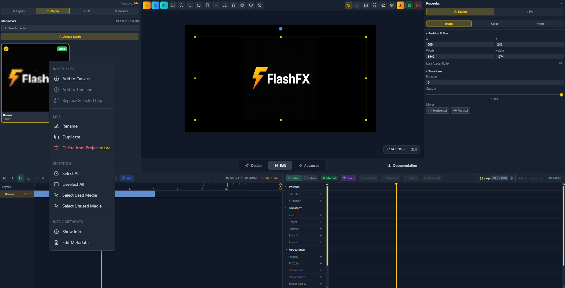 FlashFX Logo Animation
